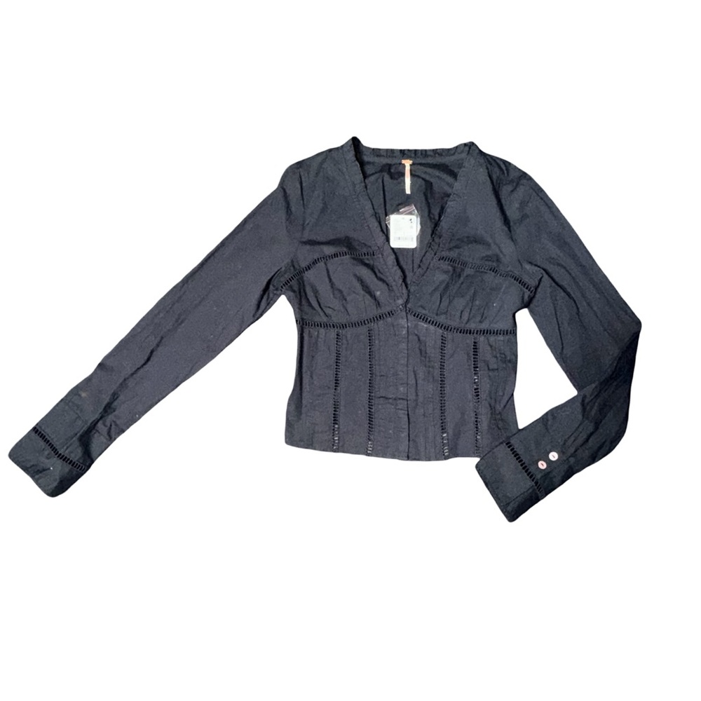 Free People
Frankie Long Sleeve Ladder
Stitch Corset Top-NWT-Size small - Picture 7 of 11